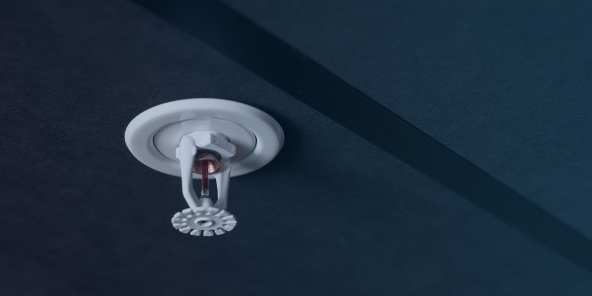 sprinkle de incendio no teto